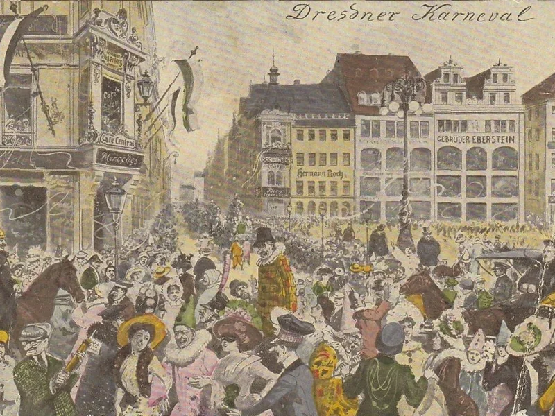 1854-Emil Limmer - Carnevale di Dresda
